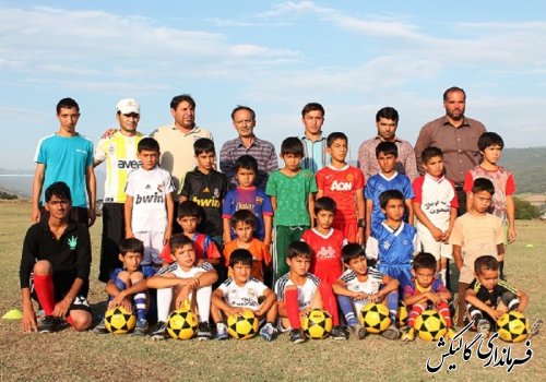  نخستین مدرسه فوتبال بخش لوه شهرستان گالیکش  افتتاح شد