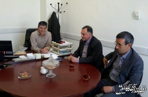 دیدار بخشداران گالیکش با معاون مدیر کل سیاسی وانتخابات استانداری گلستان