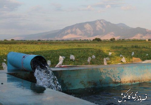 افتتاح سیستم آبیاری تحت فشار در روستای ینقاق