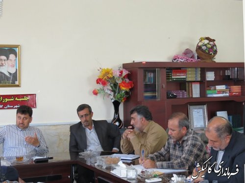 تشکیل جلسه شورای ترافیک شهرستان