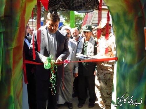 افتتاح نمایشگاه فرهنگی به مناسبت هفته دفاع مقدس