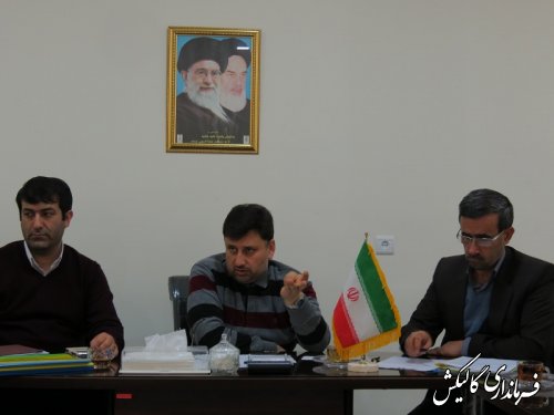 برگزاری نهمین جلسه ستاد انتخابات شهرستان گالیکش
