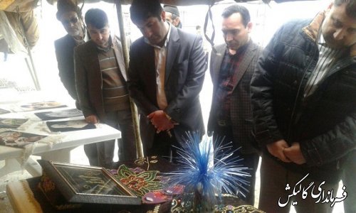 افتتاح نمایشگاه اقتصاد مقاومتی باحضور حسن خسروی فرماندار شهرستان گالیکش