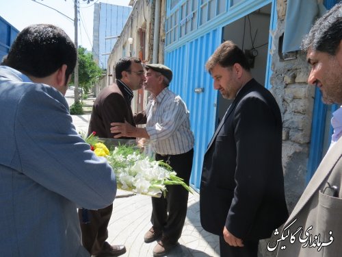 دیدار معاون مدیر کل سیاسی و امنیتی استانداری گلستان از خانواده شهید مزروعی