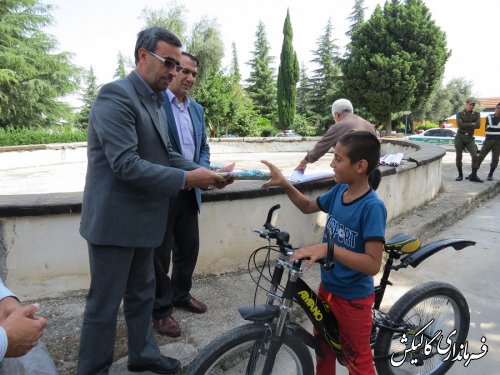 یکدوره مسابقه دوچرخه سواری در شهرستان گالیکش برگزار شد