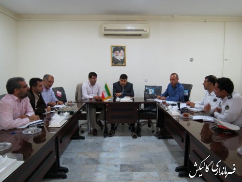 جلسه شورای ترافیک شهرستان گاالیکش برگزار شد