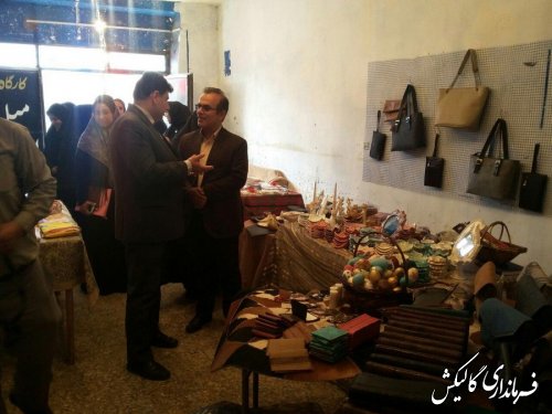 نمایشگاه عیدانه بازارچه اینترنتی بانوان هنرمند گالیکشی افتتاح شد