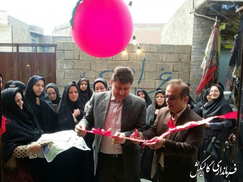 نمایشگاه عیدانه بازارچه اینترنتی بانوان هنرمند گالیکشی افتتاح شد