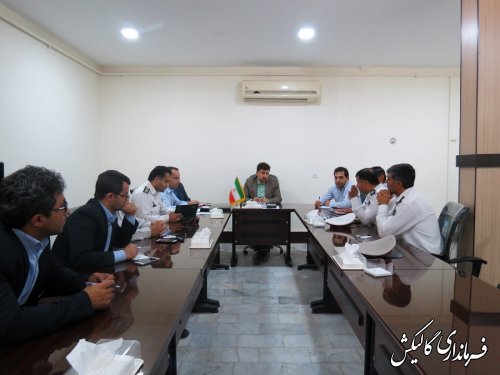 سومین جلسه شورای ترافیک شهرستان گالیکش برگزار شد