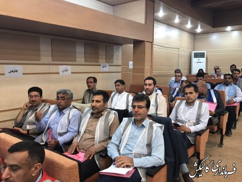 دوره آموزشی و تمرین ستادی مدیریت بحران ویژه مدیران شرق استان گلستان برگزار گردید