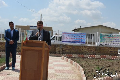 افتتاح پارک کودک روستای عرب بوران از توابع بخش مرکزی شهرستان گالیکش