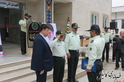 ساختمان اداری ستاد فرماندهی انتظامی شهرستان گالیکش افتتاح شد