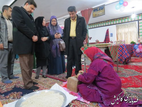 جشنواره غذا به مناسبت دهه فجر در روستای تلوستان شهرستان گالیکش برپا شد