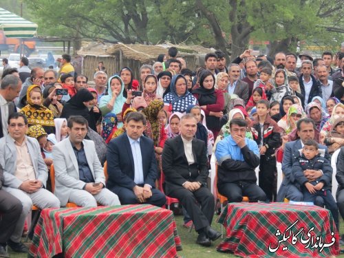جشنواره فرهنگ و اقتصاد روستا در دهکده گردشگری بش‌اویلی شهرستان گالیکش برگزار شد