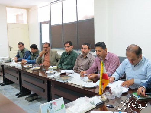 اولین جلسه شورای کشاورزی شهرستان گالیکش برگزار شد 
