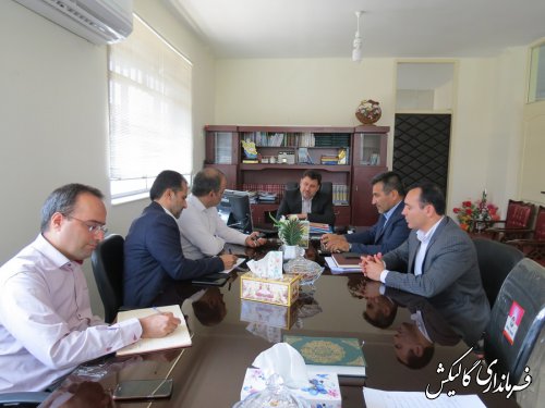 جلسه مدیریت مصرف برق شهرستان گالیکش برگزار شد