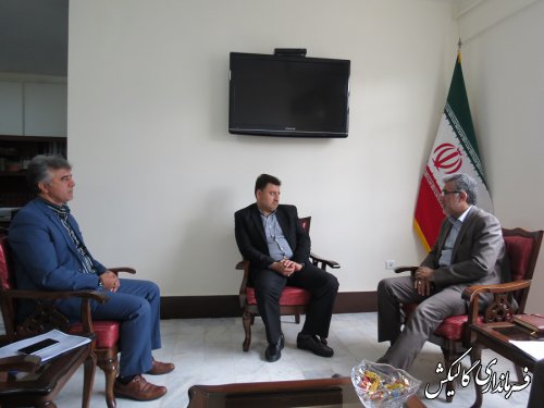 دیدار مدیرکل آموزش و پرورش استان گلستان با فرماندار گالیکش