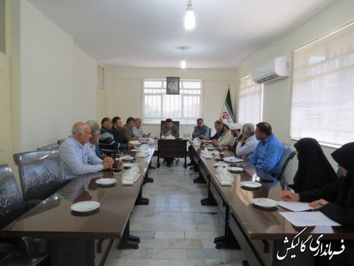 جلسه هماهنگی ستاد اجرایی موکب حسین بن علی(ع) شهرستان گالیکش برگزار شد