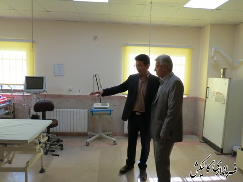 بازدید سرزده فرماندار گالیکش از شبکه بهداشت و درمان شهرستان