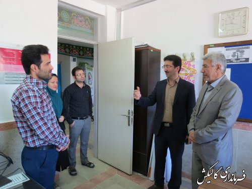 بازدید سرزده فرماندار گالیکش از شبکه بهداشت و درمان شهرستان