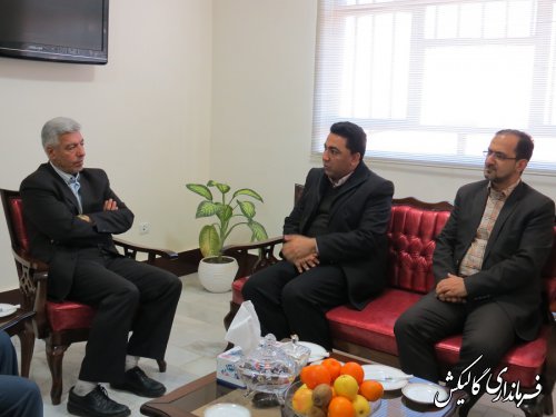 دیدار مدیرعامل شرکت مخابرات استان گلستان با فرماندار شهرستان گالیکش