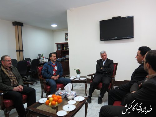 دیدار مدیرعامل شرکت مخابرات استان گلستان با فرماندار شهرستان گالیکش