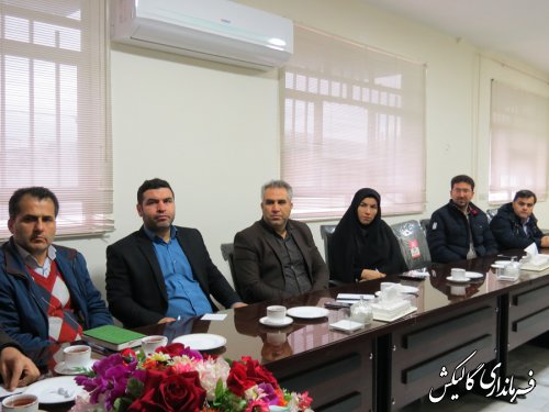 جلسه هماهنگی سفر رئیس جمهور به استان گلستان، در گالیکش برگزار شد
