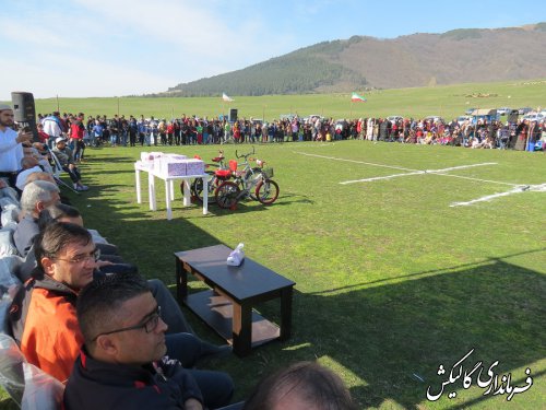 همایش پیاده‌روی خانوادگی و بازیهای محلی در آق‌قمیش شهرستان گالیکش برگزار شد