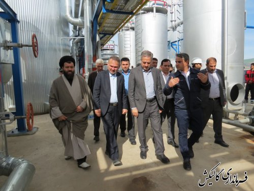 فاز دوم کارخانه تولید قیر در شهرستان گالیکش افتتاح شد