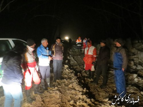 جاده ارتباطی روستای کندسکوه شهرستان گالیکش بازگشایی شد