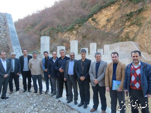 پروژه سنگی ملاتی سرشاخه‌گیر اوغان شهرستان گالیکش افتتاح شد