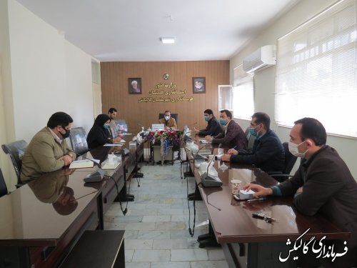 جلسه کمیسیون کارگری شهرستان گالیکش برگزار شد