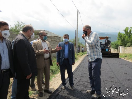 بهره‌برداری از ۴۷هزار مترمربع زیرسازی و آسفالت راه روستایی شهرستان گالیکش در هفته دولت