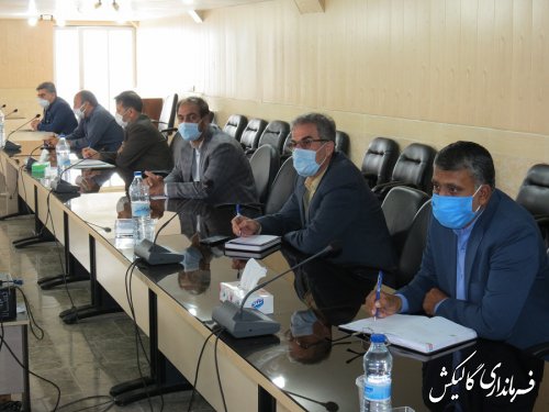 نخستین جلسه شورای هماهنگی سازمان‌های تابعه وزارت تعاون در شهرستان گالیکش برگزار شد