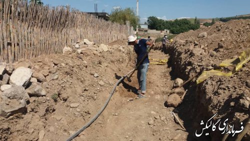 عملیات اجرایی پروژه احداث کانال هدایت آب‌های سطحی روستای چقربش‌قارداش آغاز شد