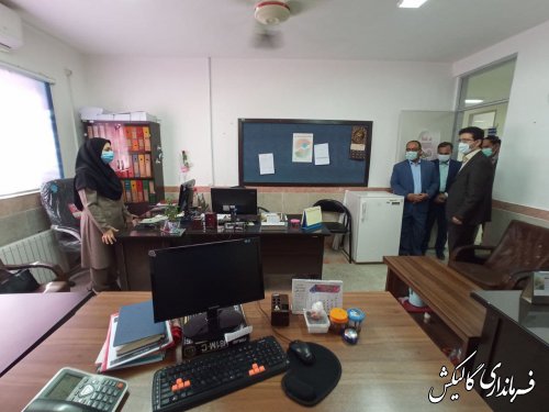 بازدید فرماندار گالیکش از بخش‌های مختلف شبکه بهداشت‌ودرمان شهرستان