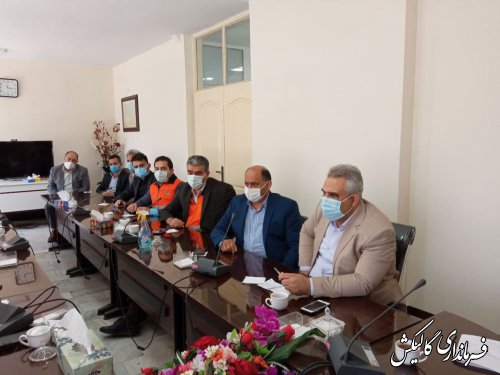 جلسه بررسی وضعیت راه ها و ترافیک شهرستان گالیکش برگزار شد