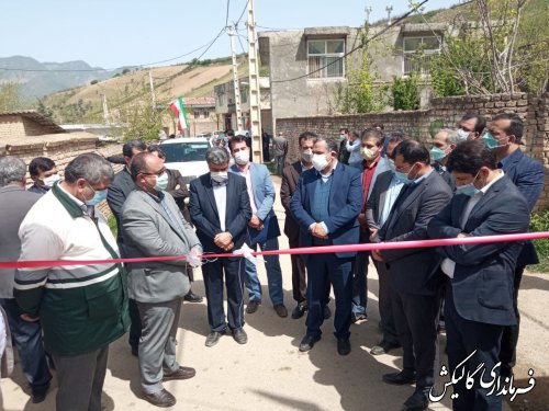 ۳۵ پروژه طرح هادی و ۸۶۰ واحد مسکونی روستایی در شهرستان گالیکش افتتاح و کلنگ‌زنی شد