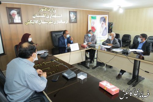 جلسه هماهنگی تعیین شعب اخذ رأی در حوزه انتخابیه شهرستان گالیکش برگزار شد