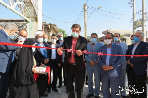 افتتاح و بهره‌برداری از پروژه موزائیک فرش در روستای ینقاق گالیکش با اعتباری به میزان ۳۵۰ میلیون تومان