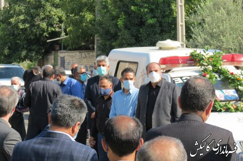 پیکر معاون فقید سیاسی و اجتماعی فرماندار گالیکش تشییع و به خاک سپرده شد / گزارش تصویری