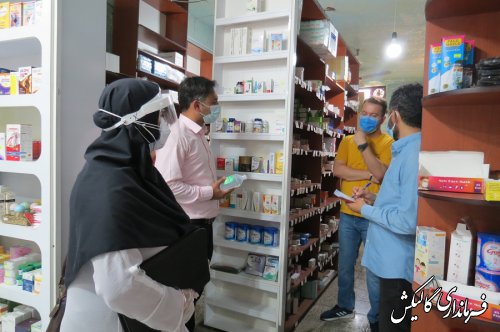 بازدید کارشناسان شبکه بهداشت‌ و فرمانداری از روند توزیع سرم در داروخانه‌های گالیکش