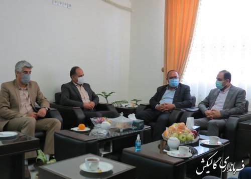 دیدار مدیرکل بهزیستی استان گلستان با فرماندار گالیکش