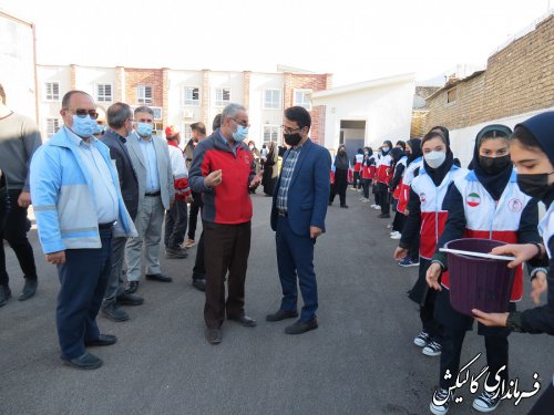بیست‌وسومین مانور سراسری زلزله و ایمنی در مدارس گالیکش برگزار شد