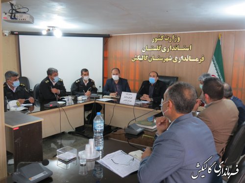 ششمین جلسه شورای ترافیک شهرستان گالیکش برگزار شد