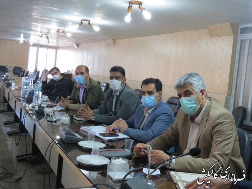 جلسه شورای حفاظت از منابع آب شهرستان گالیکش برگزار شد