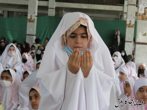 طرح ابتکاری «چهار میم» با محوریت انس دختران دانش‌آموز با نماز و مسجد در گالیکش برگزار شد
