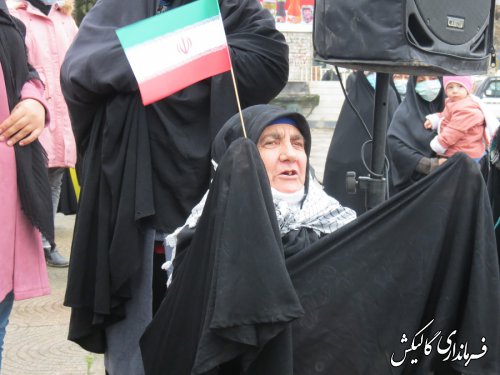 راهپیمایی خودرویی و موتوری یوم‌الله ۲۲ بهمن در گالیکش برگزار شد