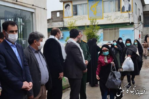 اعزام یکصد نفر از شهروندان گالیکشی به مناطق عملیاتی جنوب در قالب کاروان راهیان نور