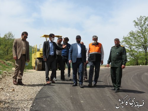 زیرسازی و آسفالت راه دسترسی روستای یورت کاظم از بخش مرکزی گالیکش اجرا شد